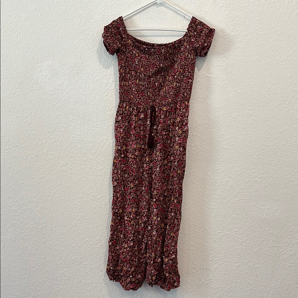 Floral Off-Shoulder Jumpsuit